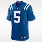 Jersey Nike de la NFL Game para hombre Anthony Richardson Sr. Indianapolis Colts