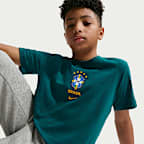 Brazil Big Kids' Nike Soccer T-Shirt