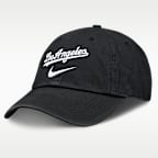 Gorra Nike Dri-FIT de la MLB ajustable para hombre Los Angeles Dodgers Primetime Club