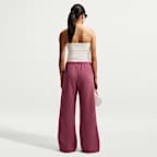 Nike Studio Fleece Medium Weight Women's Mid-Rise Wide-Leg Trousers