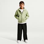Nike Standard Issue Big Kids' Therma-FIT Brushed Fleece Full-Zip Hoodie