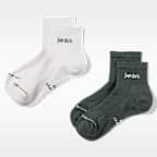 Nike Everyday Elevated Ankle Socks (2 Pairs)
