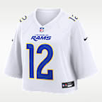 Puka Nacua Los Angeles Rams Women's Nike NFL Cropped Tundra Game Jersey