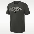 Denver Broncos Salute to Service Slub Men's Nike Dri-FIT NFL T-Shirt