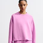 Nike 24.7 ImpossiblySoft Women's Dri-FIT Oversized Crew-Neck Top