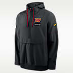 Washington Commanders Sideline Anorak Men's Nike NFL 1/2-Zip Hooded Jacket