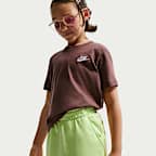 Falda de French Terry para niñas talla grande Nike Sportswear Club