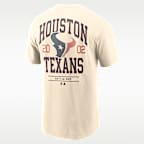 Playera Nike de la NFL para hombre Houston Texans Essential Vintage Mod