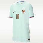 Jersey de fútbol Nike Dri-FIT ADV de la selección nacional de Francia visitante 2026 Match Kylian Mbappé para niños talla grande