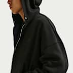 Nike Club Men's Oversized Fleece Full-Zip Reversible Hoodie