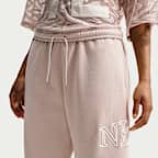 Nike Studio Fleece Medium Weight Women's Oversized Cuffed Logo Trousers