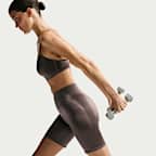 NikeSKIMS Satin Shine Women's Mid-Rise 18cm (approx.) Bonded Biker Shorts