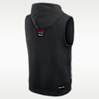 Ohio State Sideline Men's Nike Dri-FIT College Sleeveless Pullover Hoodie