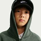 Nike Sportswear Solo Swoosh Big Kids' Fleece Full-Zip Hoodie
