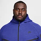 Chamarra Windrunner de tejido Fleece de cierre completo para hombre Nike Tech