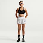 ナイキ ワン ウィメンズ Dri-FIT ミッドライズ ランニングショートパンツ (インナー付き)