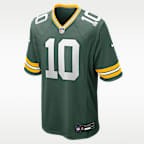 Camiseta game para hombre NFL Green Bay Packers (Jordan Love)