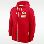 Kansas City Chiefs Utility Player Sideline Men's Nike Dri-FIT NFL Full-Zip Hoodie