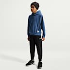 Nike Pro Big Kids' (Boys') Dri-FIT Fleece Pullover Hoodie