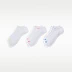 Calcetines invisibles de entrenamiento (3 pares) Nike Everyday Plus Cushion