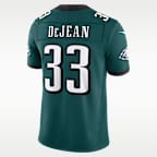 Jersey Nike Dri-FIT de la NFL Limited para hombre Cooper DeJean Philadelphia Eagles