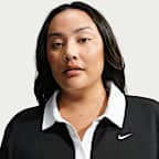 Nike Sportswear Women's Oversized Long-Sleeve Polo (Plus Size)