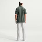 Polo de golf de manga Dri-FIT con logotipo para hombre Nike Velocity
