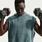 Nike N.A.C. Men's Dri-FIT Fleece Sleeveless Training Hoodie