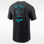 Miami Marlins City Connect 2-Hit Men's Nike MLB T-Shirt