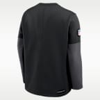 Playera de manga larga Nike Therma-FIT de la NFL para hombre New York Jets Scripted To Win Sideline Coach
