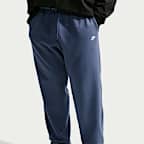 Pants de tejido Fleece con dobladillo abierto para hombre Nike Club