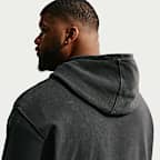 Sudadera con gorro de tejido Fleece prelavada para hombre Nike Sportswear Club