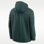 Michigan State Sideline Club Men's Nike College Pullover Hoodie