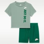 Nike Sportswear Baby "Just Do It" Graphic T-Shirt and Mesh Shorts Set