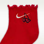 Calcetines ondulados para bebé (12 a 24 meses) Nike Cherry (6 pares)