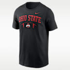 Playera universitaria Nike para hombre Ohio State Primetime Football Icon