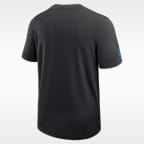 Carolina Panthers Sideline Coach Men's Nike Dri-FIT NFL Top