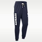 Dallas Cowboys Ground Game Sideline Men's Nike Dri-FIT NFL Taper Pants