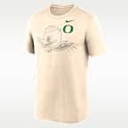 Playera universitaria Nike Dri-FIT para hombre Oregon Campus Legend Shadow Logo