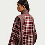 Nike Sportswear Women's Oversized Plaid Flannel Anorak Jacket
