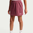 Nike Sportswear Studio Fleece Big Kids' (Girls') French Terry Skirt