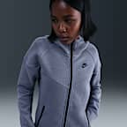 Sudadera con gorro de cierre completo para mujer Nike Sportswear Tech Fleece Windrunner
