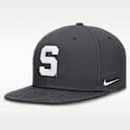 Gorra universitaria Nike Dri-FIT ajustada para hombre Michigan State Pro