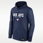 Toronto Blue Jays Authentic Collection Men's Nike Therma MLB Pullover Hoodie
