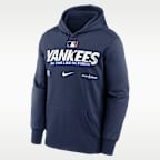 New York Yankees 2026 Postseason Authentic Collection Men's Nike Therma-FIT MLB Pullover Hoodie