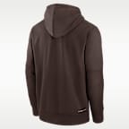 San Diego Padres Authentic Collection Men's Nike Therma MLB Pullover Hoodie