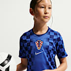 Kroatien 2026 Nike Dri-FIT Replika-Fußballtrikot (ältere Kinder)