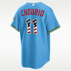 Jackson Chourio Milwaukee Brewers USA 250 Men's Nike MLB Stadium Jersey