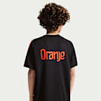 Haut de foot à manches courtes Nike Dri-FIT Pays-Bas Strike pour ado