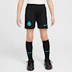 Inter Milan 2025/26 Stadium Home Younger Kids' Nike Football Replica 3-Piece Kit